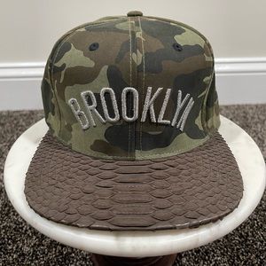 Just Don x Mitchell & Ness Brooklyn Net Camo Hat